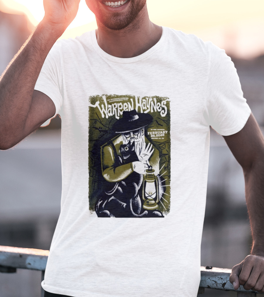 Warren Haynes An Intimate Evening February 26 2026 Grundy County TN Lantern T-Shirt