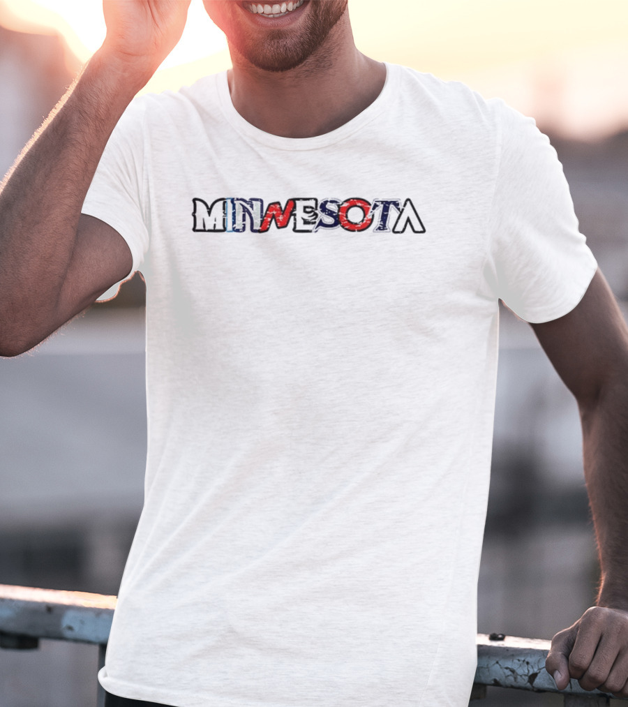 MINNESOTA American Flag T-Shirt