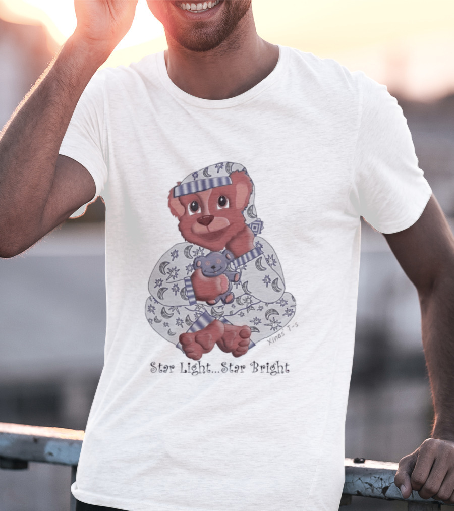 Star Light Star Bright Sleepy Bear Pajama Magic T-Shirt