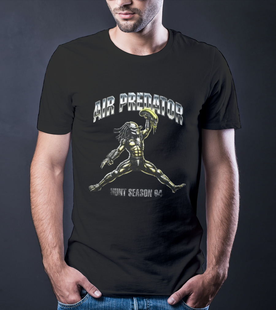 Air Predator Hunt Season 94 Jumpman Alien Warrior T-Shirt