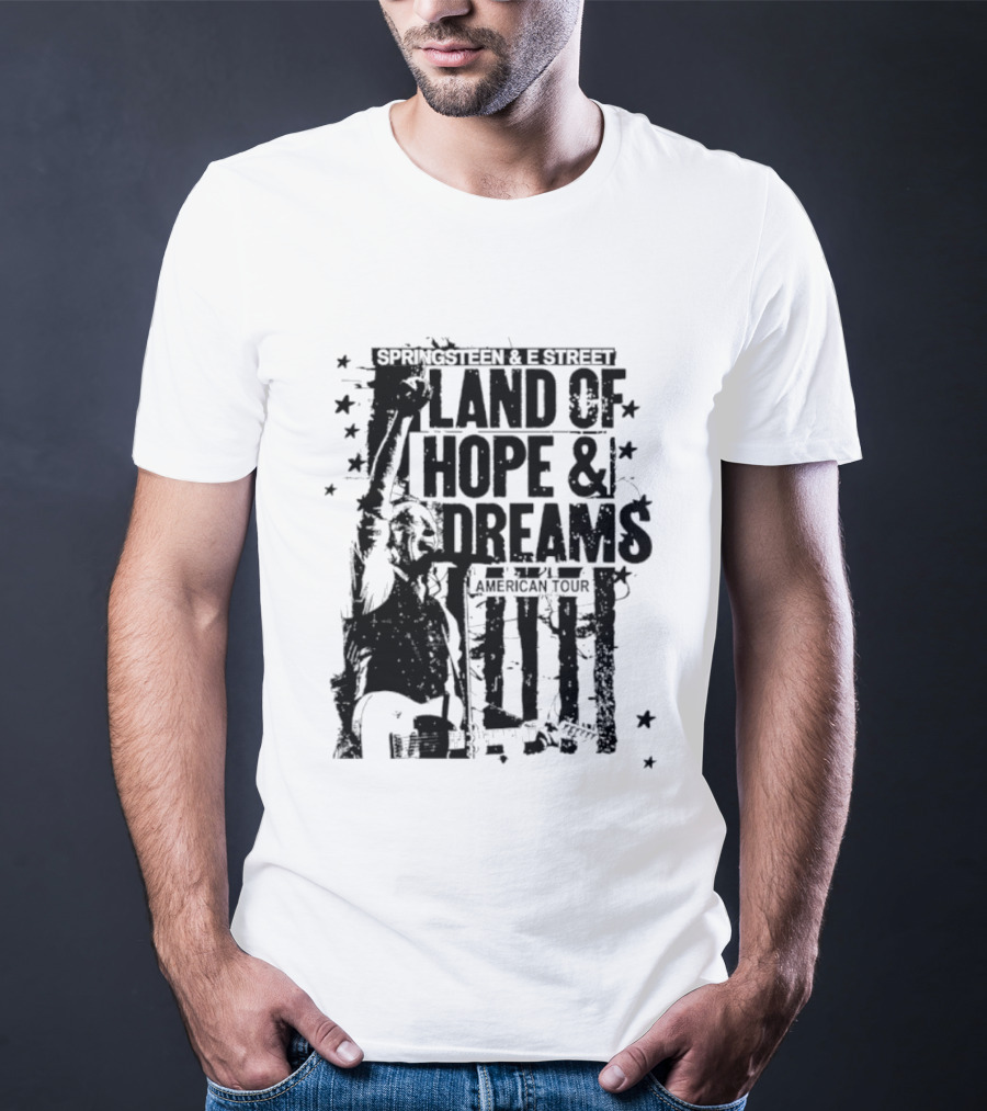 Springsteen E Street Land Of Hope And Dreams American Tour 2026 T-Shirt