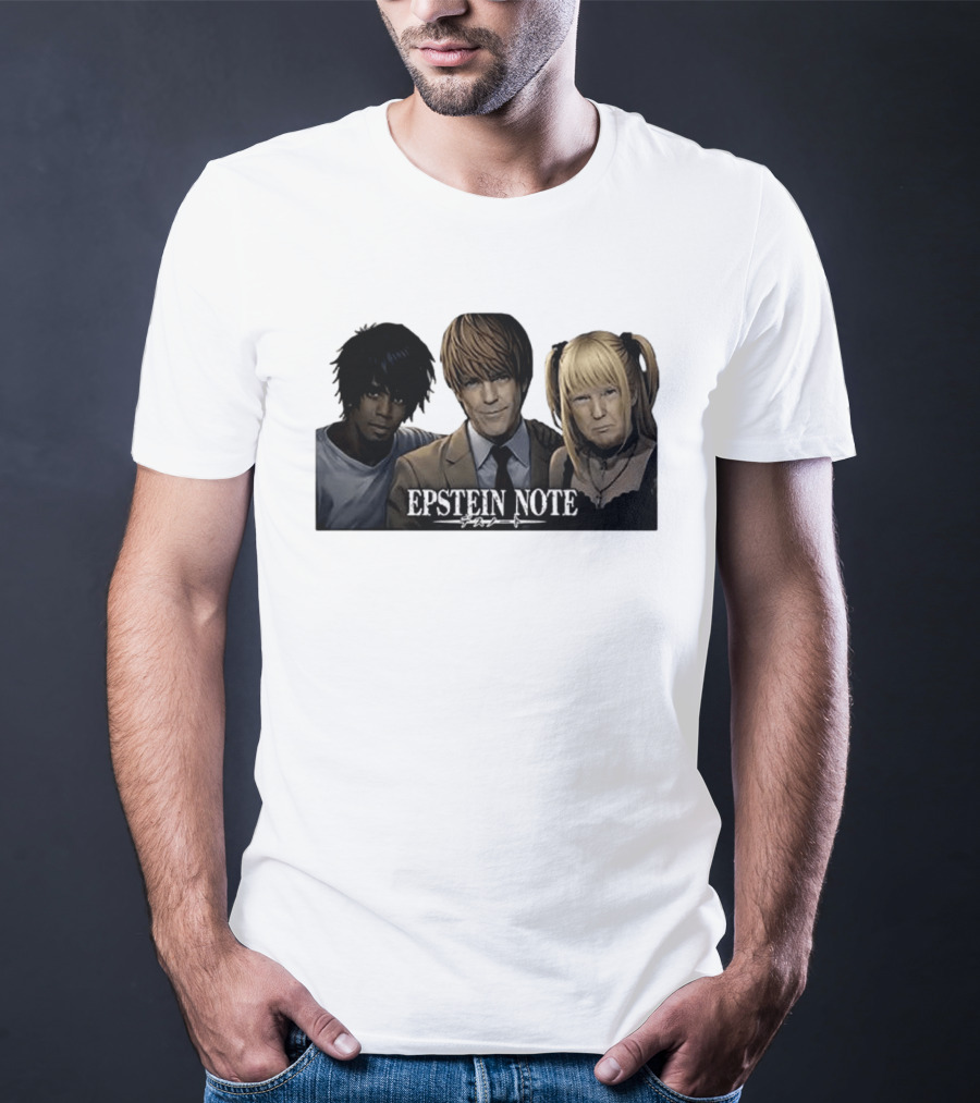 Epstein Note Anime Character Mashup Sarcastic T-Shirt