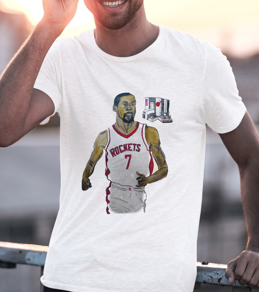 Kevin Durant Rockets Number 7 Basketball Fan T-Shirt