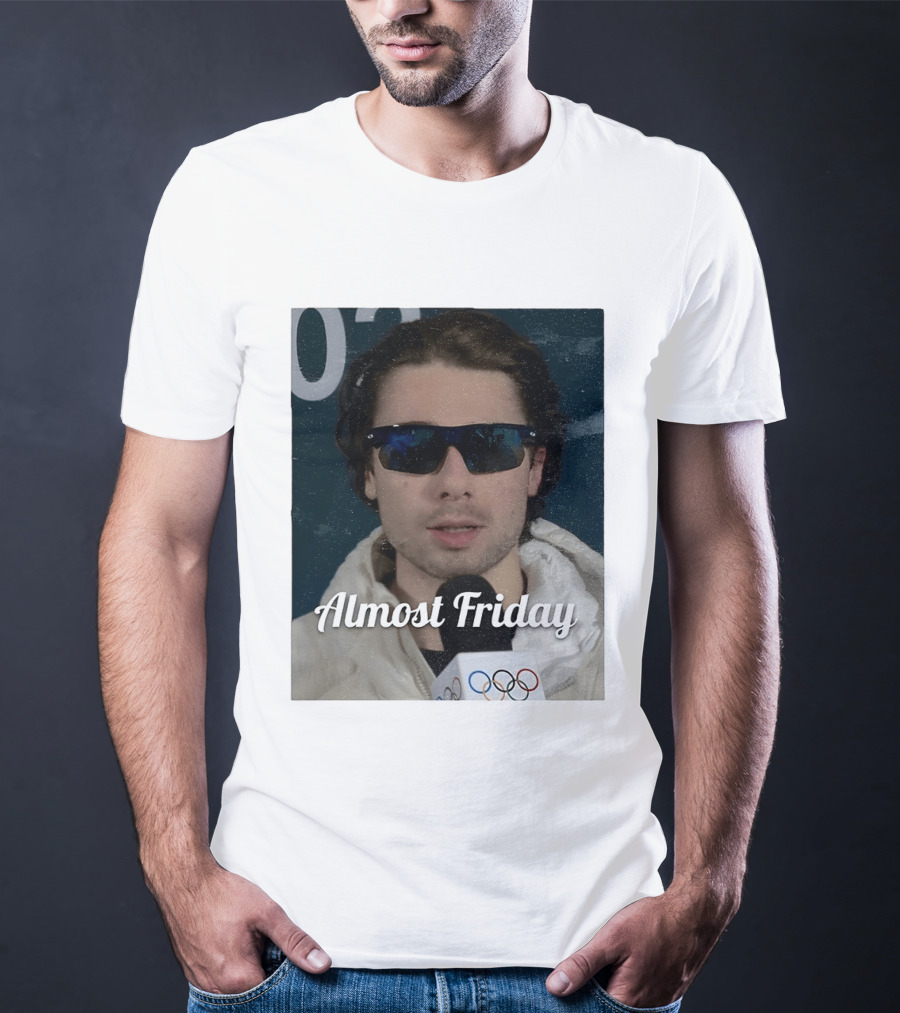 Quinn Hughes Almost Friday Olympics Sunglasses Interview T-Shirt