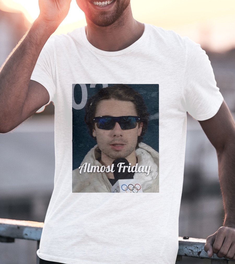 Quinn Hughes Almost Friday Olympics Sunglasses Interview T-Shirt