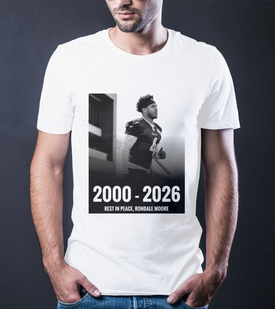 Rest In Peace Rondale Moore 2000 2026 Minnesota Vikings T-Shirt
