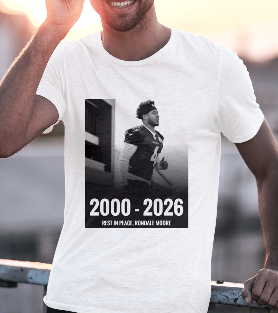 Rest In Peace Rondale Moore 2000 2026 Minnesota Vikings T-Shirt