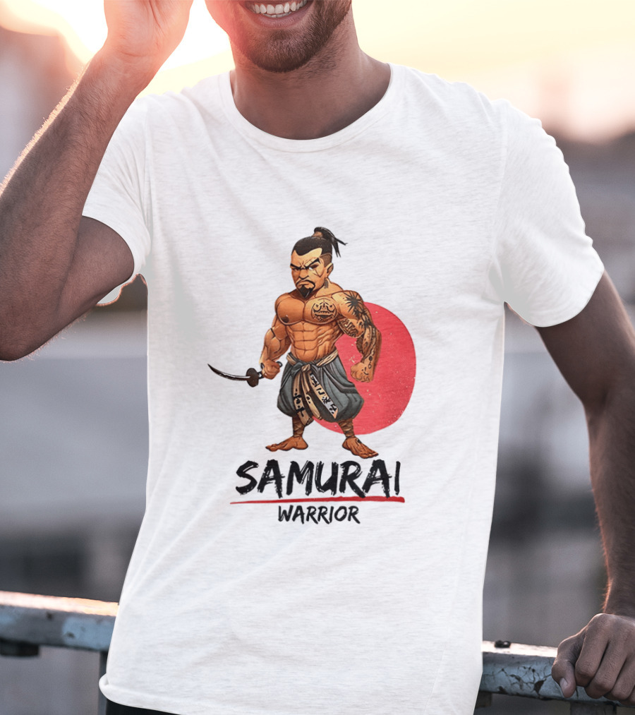 Samurai Warrior Strong Japanese T-Shirt