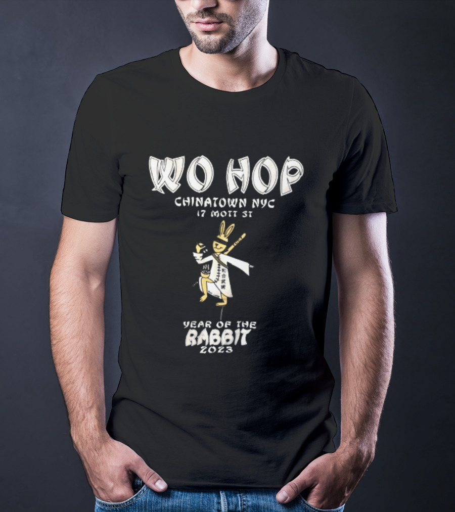 Wo Hop Chinatown NYC 17 Mott St Year Of The Rabbit 2023 T-Shirt