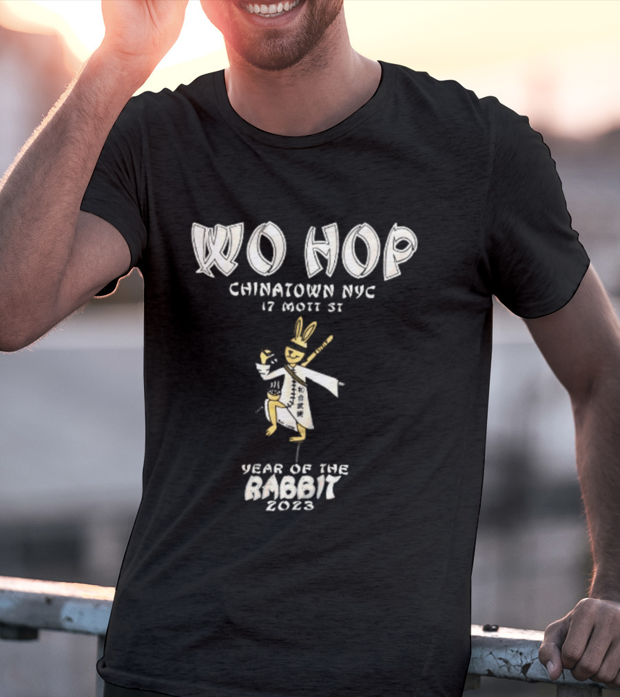 Wo Hop Chinatown NYC 17 Mott St Year Of The Rabbit 2023 T-Shirt