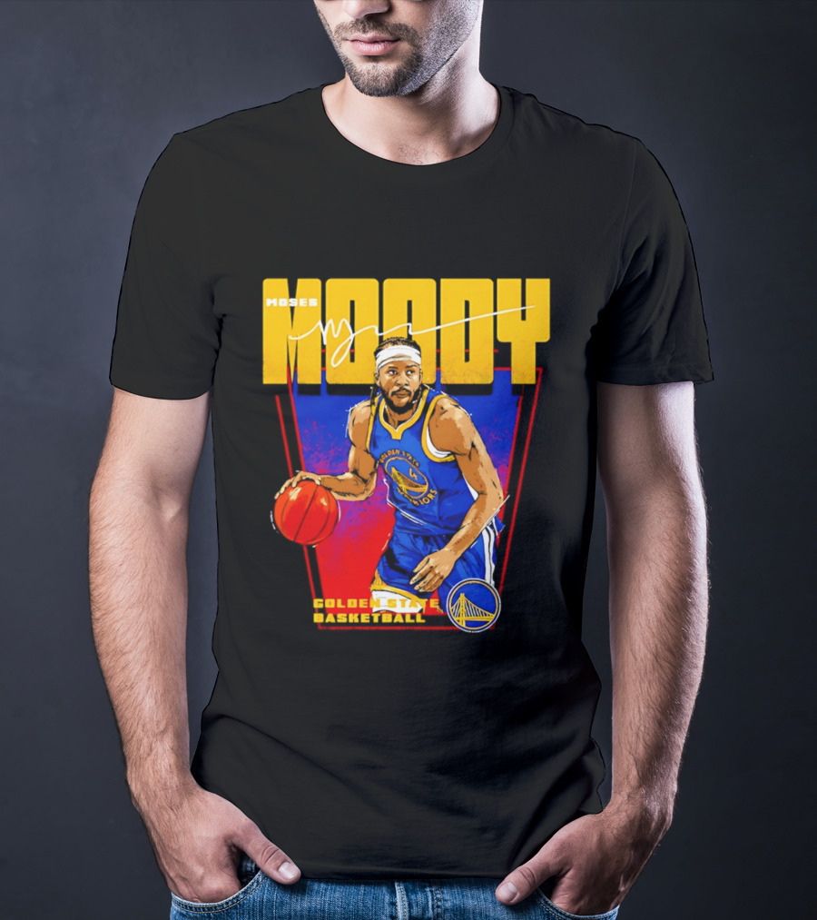 Moses Moody Golden State Warriors Basketball T-Shirt