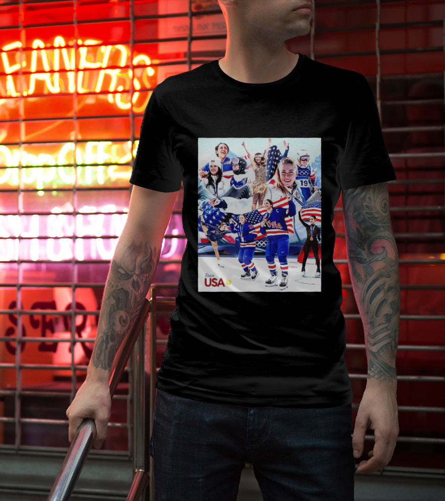 Team USA Dominated Winter Olympics Triumph T-Shirt