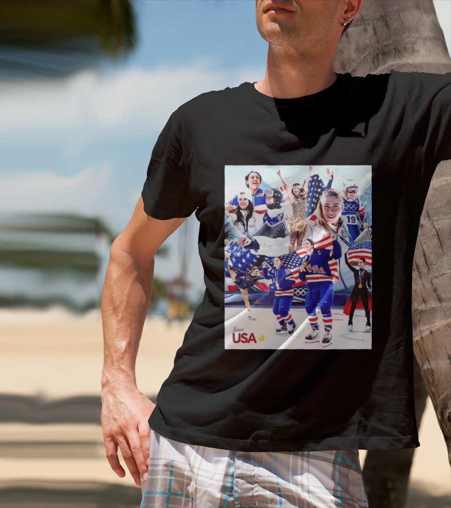 Team USA Dominated Winter Olympics Triumph T-Shirt