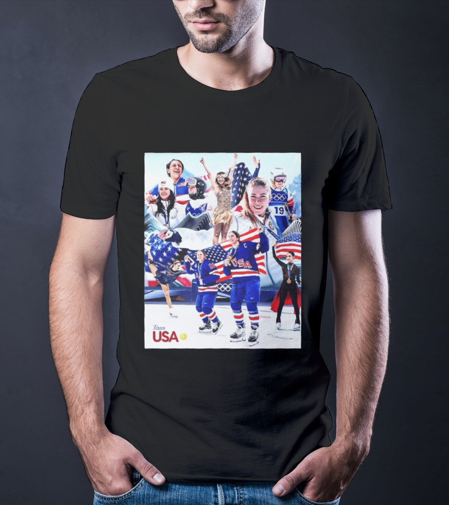 Team USA Dominated Winter Olympics Triumph T-Shirt
