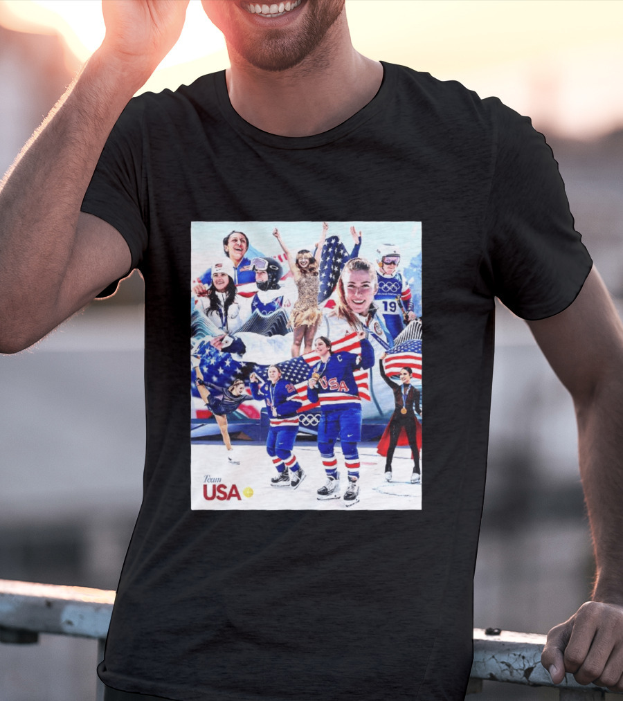 Team USA Dominated Winter Olympics Triumph T-Shirt
