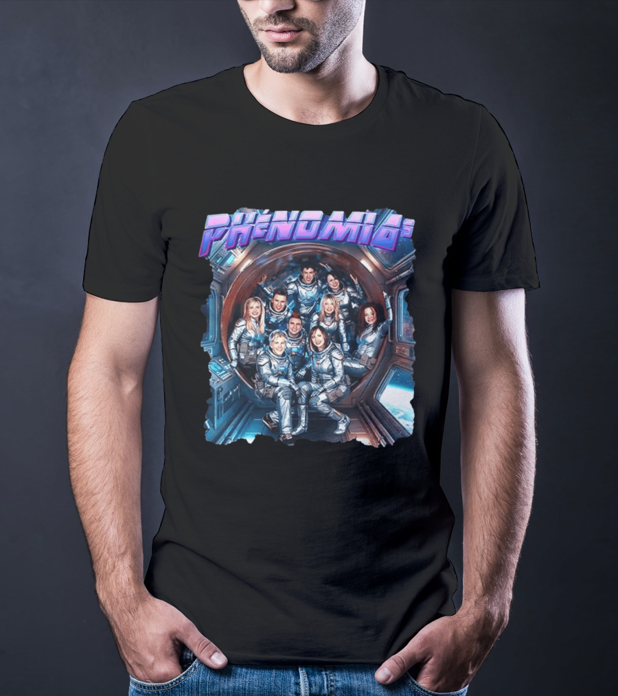 Phénomia9 Y2K Remix TV Series Space Crew T-Shirt