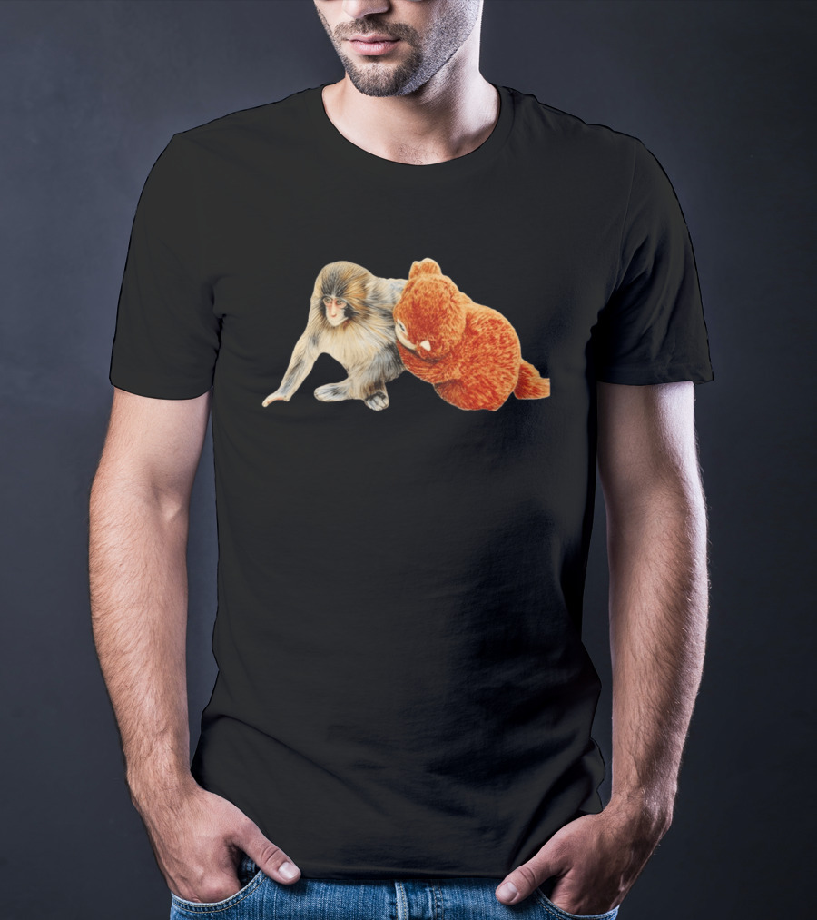 Lonely Punch Baby Monkey Duo T-Shirt