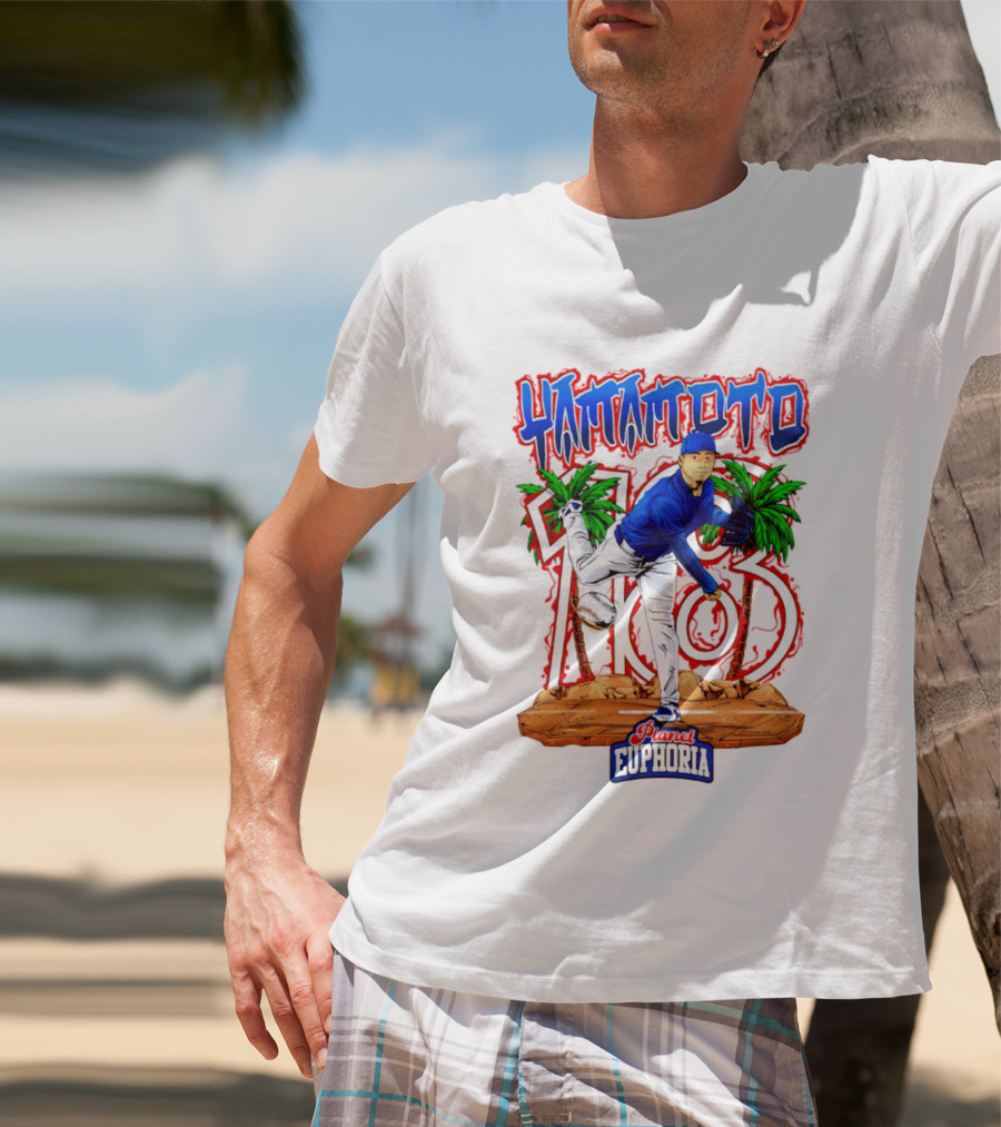 Yamamoto 103 Euphoria Hand Drawn Dodgers T-Shirt