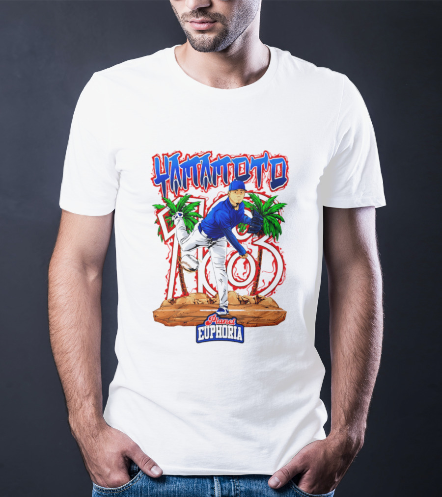 Yamamoto 103 Euphoria Hand Drawn Dodgers T-Shirt