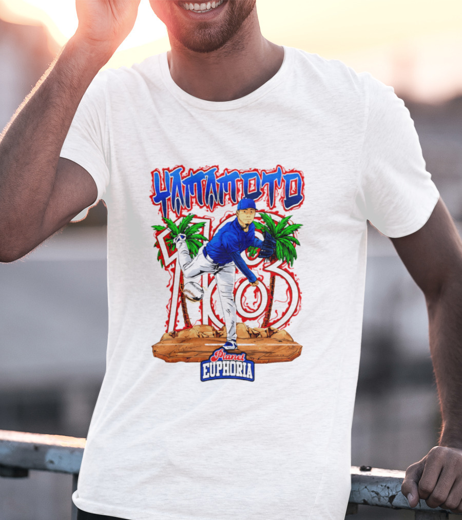 Yamamoto 103 Euphoria Hand Drawn Dodgers T-Shirt