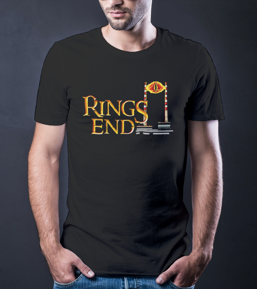 Rings End Sauron Eye Tower T-Shirt