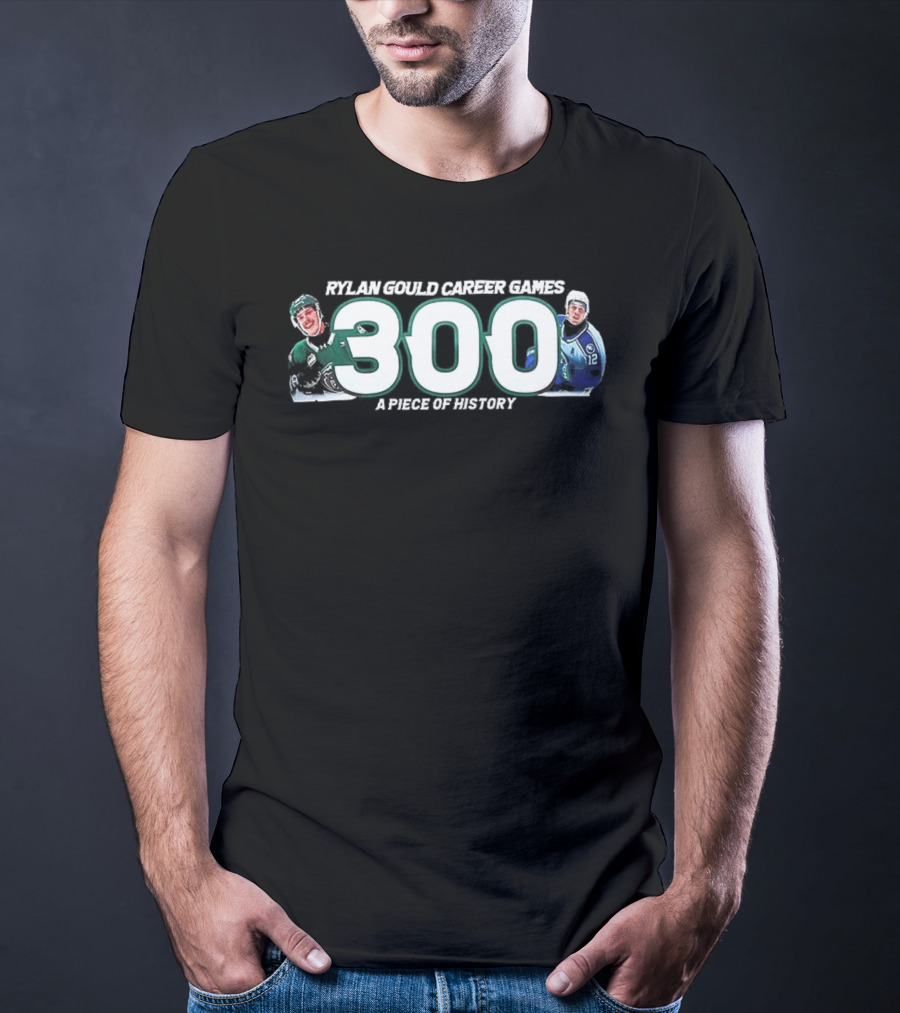 Ryan Gould Career Games 300 A Piece Of History T-Shirt