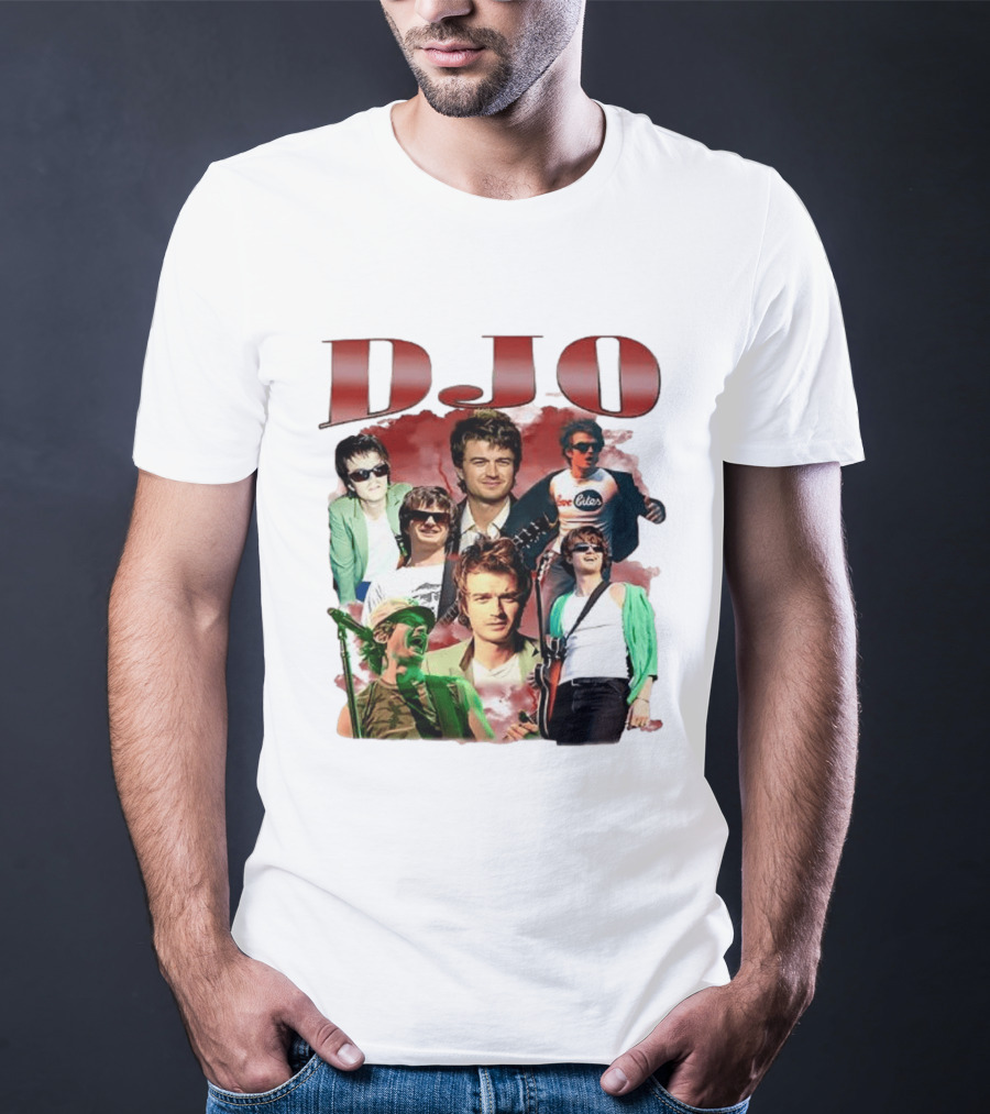 DJO Bootleg Vintage Retro Music Collage T-Shirt