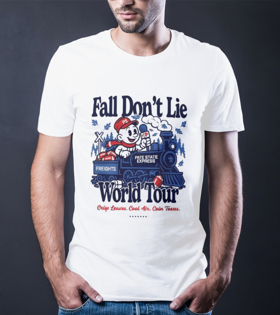 Fall Don't Lie World Tour Freight Train Cross Country Express Morning Edition T-Shirt