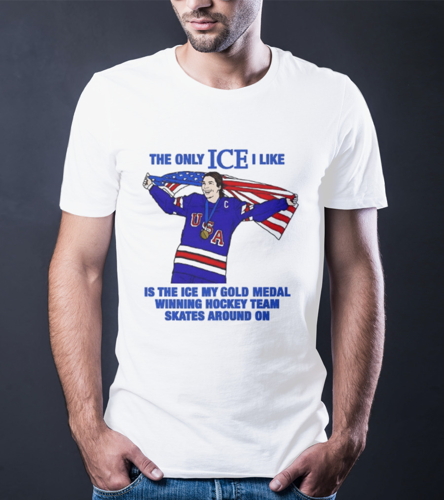 Hilary Knight USA Hockey Gold Medal Winner The Only Ice I Like T-Shirt
