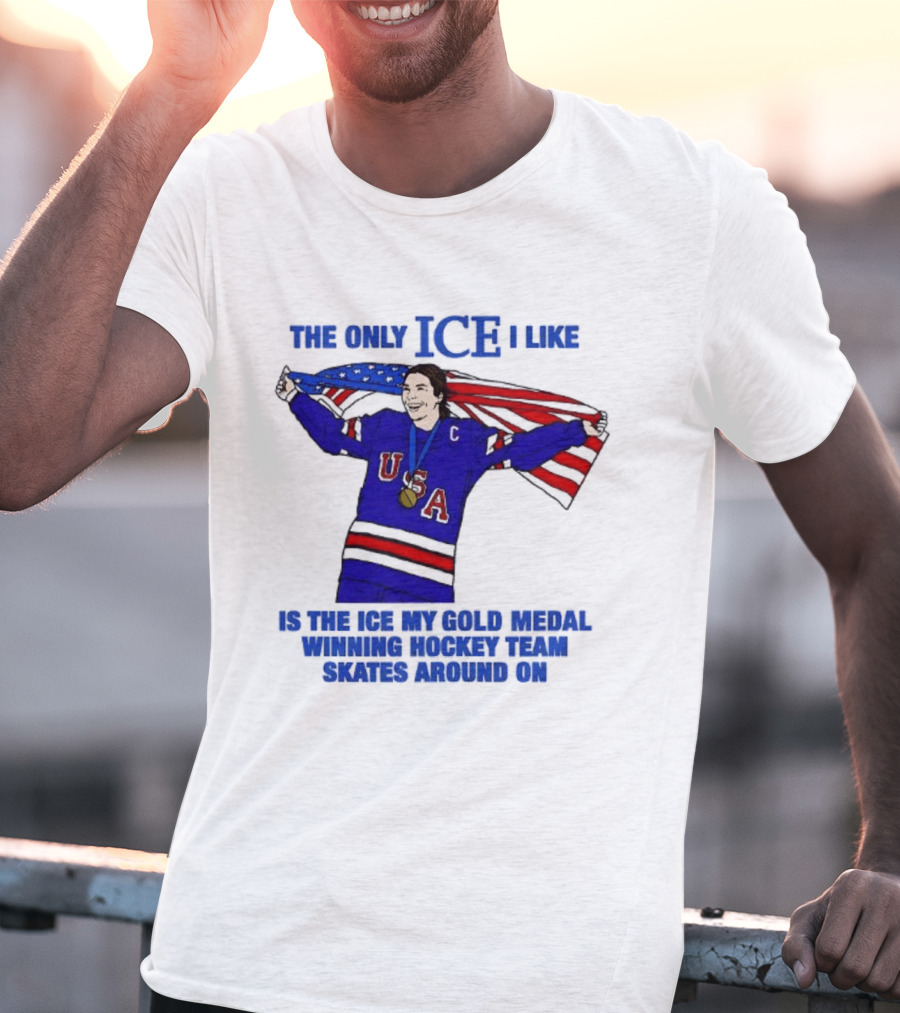 Hilary Knight USA Hockey Gold Medal Winner The Only Ice I Like T-Shirt