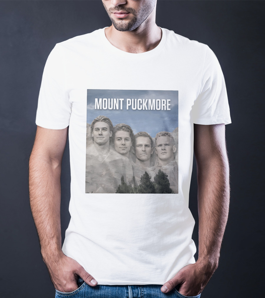 Mount Puckmore USA Hockey Champs Iconic Faces T-Shirt