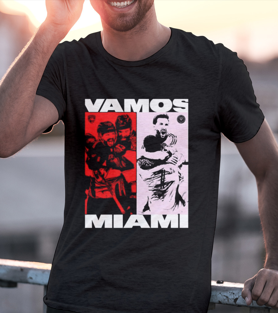Vamos Miami Soccer Team Celebration Iconic Moments T-Shirt