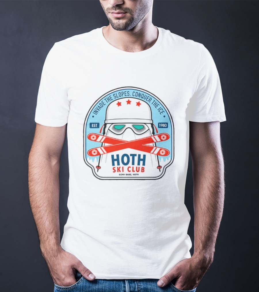 Stormtrooper Hoth Ski Club Invade The Slopes Conquer The Ice EST 1980 T-Shirt
