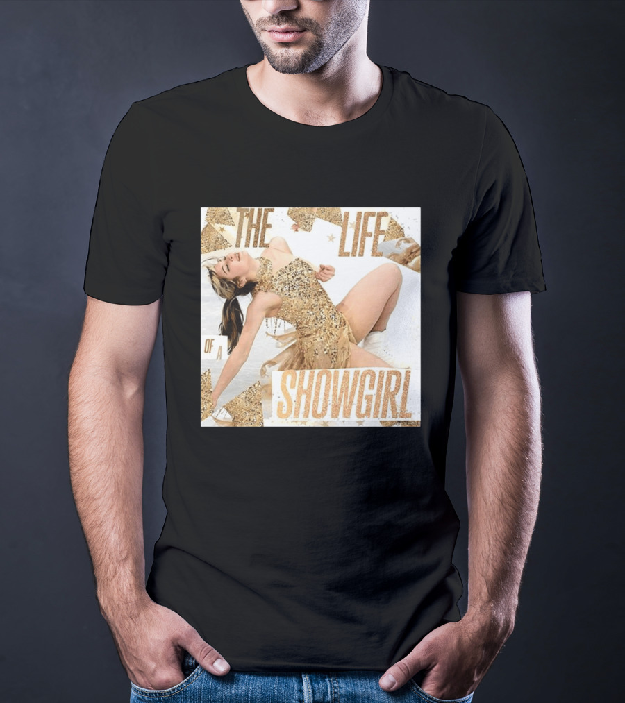 The Life Of A Showgirl Alysa Liu Glamorous Gold Costume Performance T-Shirt
