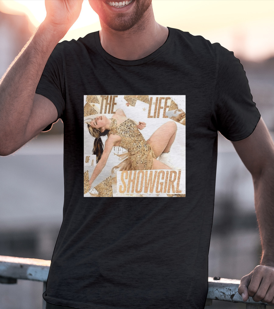 The Life Of A Showgirl Alysa Liu Glamorous Gold Costume Performance T-Shirt