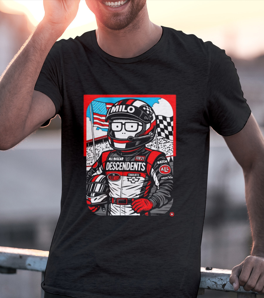 Milo Descendents Live At The Fillmore Charlotte NASCAR Feb 21 2026 Exclusive T-Shirt