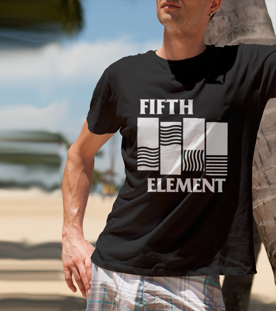 Fifth Element Wavy Flag T-Shirt