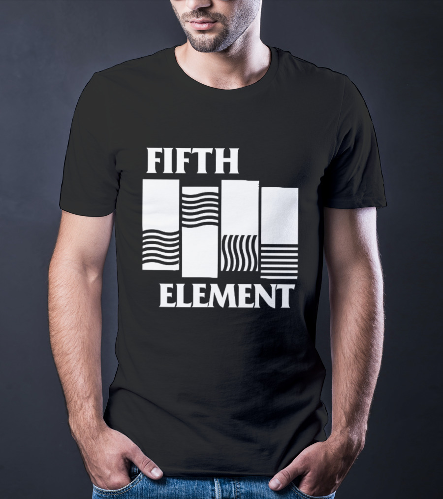Fifth Element Wavy Flag T-Shirt