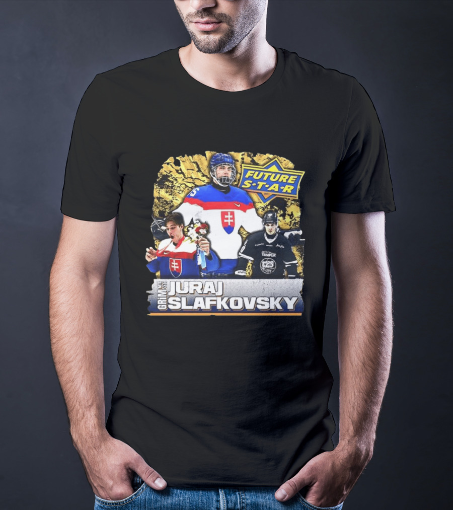 Juraj Slafkovský Future Star Hockey Slovakia Champion T-Shirt