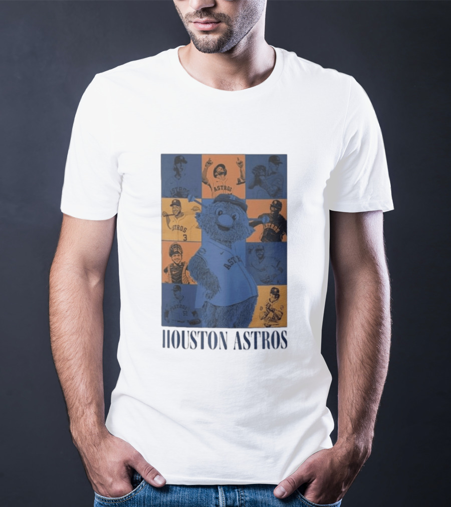 Houston Astros Mascot And Players T-Shirt