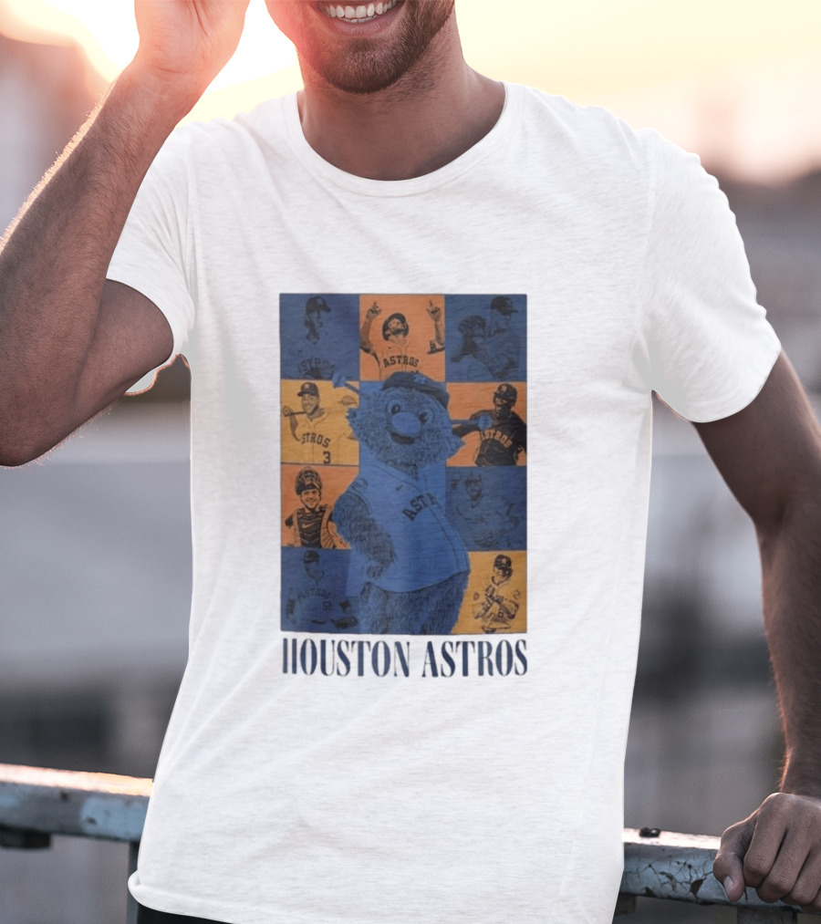 Houston Astros Mascot And Players T-Shirt
