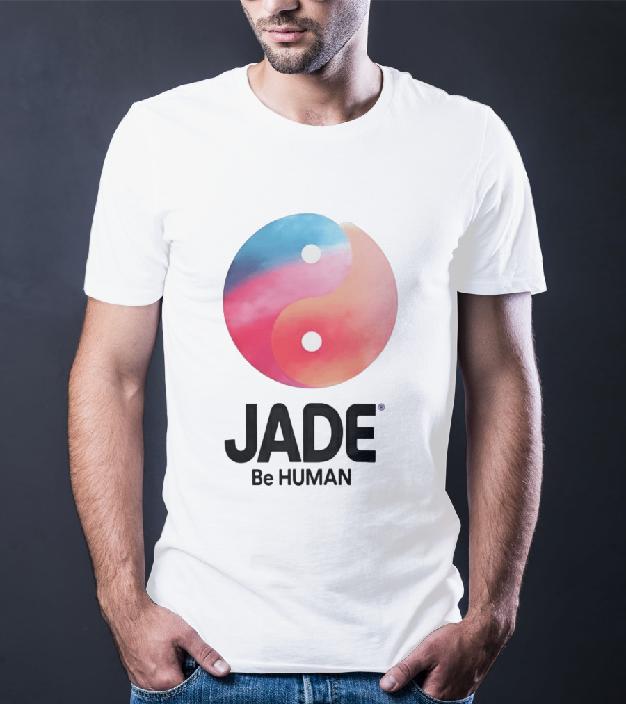 Jade Be Human Yin Yang T-Shirt