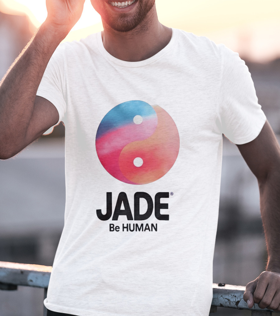 Jade Be Human Yin Yang T-Shirt