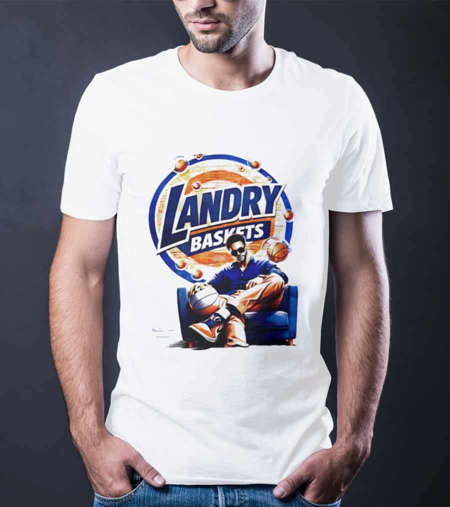 Landry Baskets Basketball Surreal Pop T-Shirt