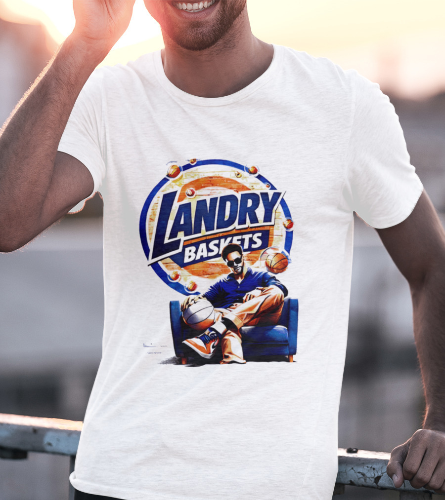 Landry Baskets Basketball Surreal Pop T-Shirt