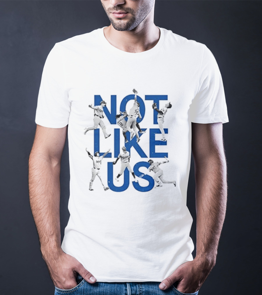 Los Angeles Dodgers Baseball Player Not Like Us Dynamic Play T-Shirt