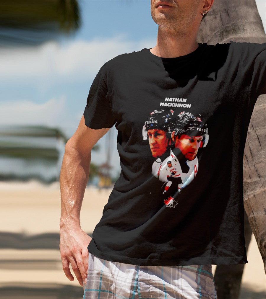 Nathan MacKinnon Canada Hockey Telus Team Maple Leaf T-Shirt