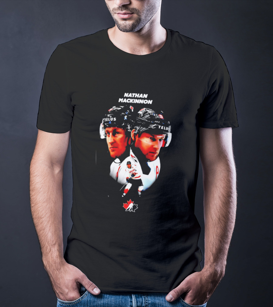 Nathan MacKinnon Canada Hockey Telus Team Maple Leaf T-Shirt