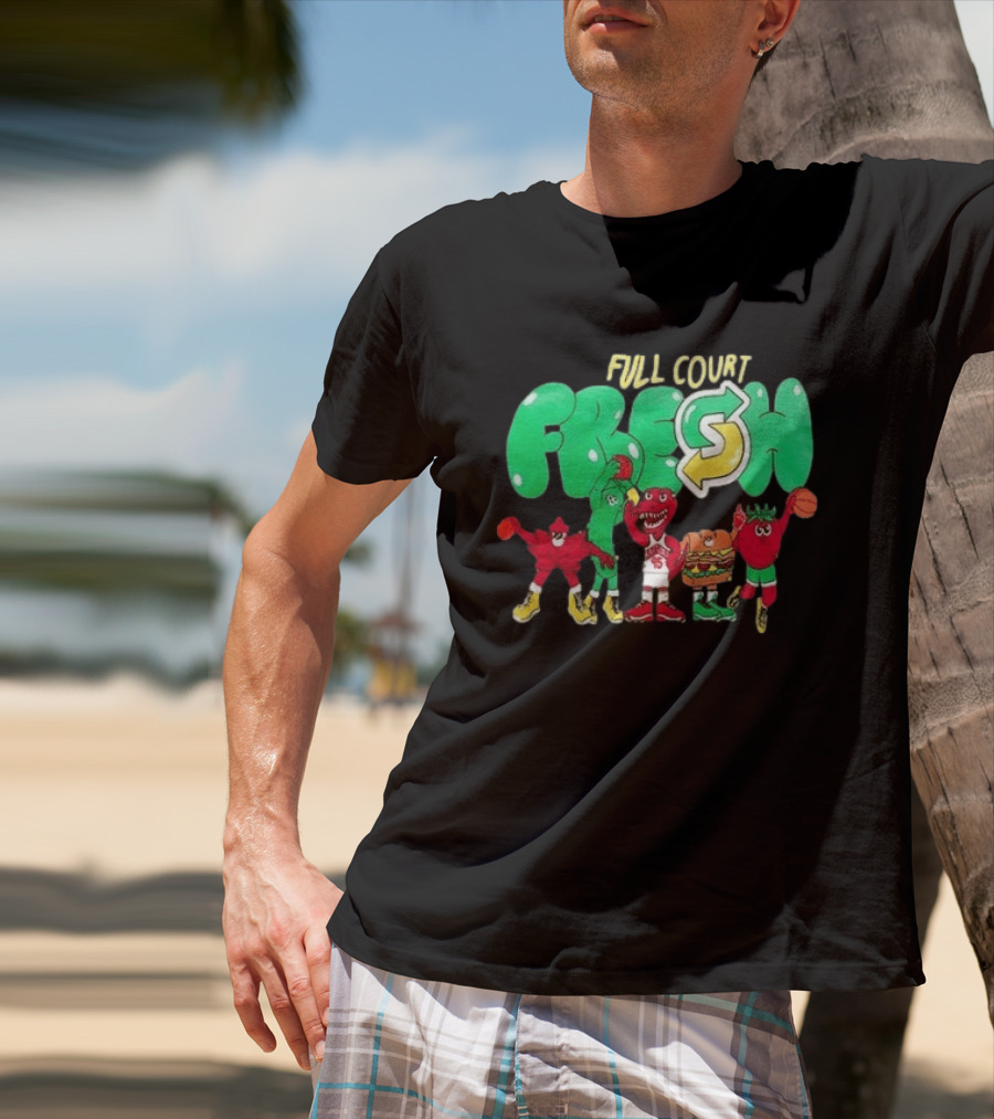 Toronto Raptors Full Court Fresh Characters 2026 T-Shirt