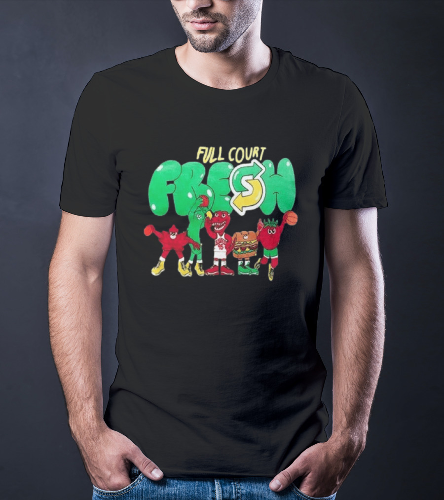 Toronto Raptors Full Court Fresh Characters 2026 T-Shirt